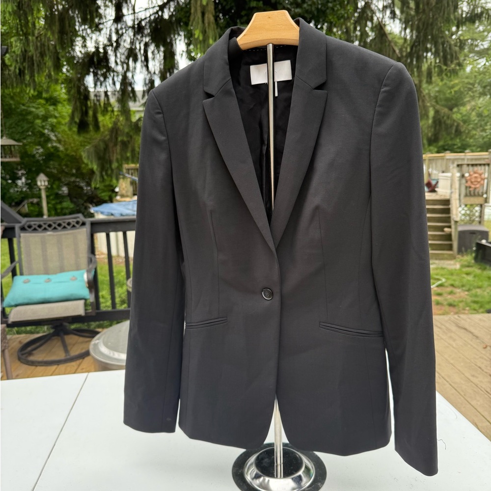 Hugo Boss BLACK Women's Jabina Longline Stretch Wool Blend Blazer, US 4